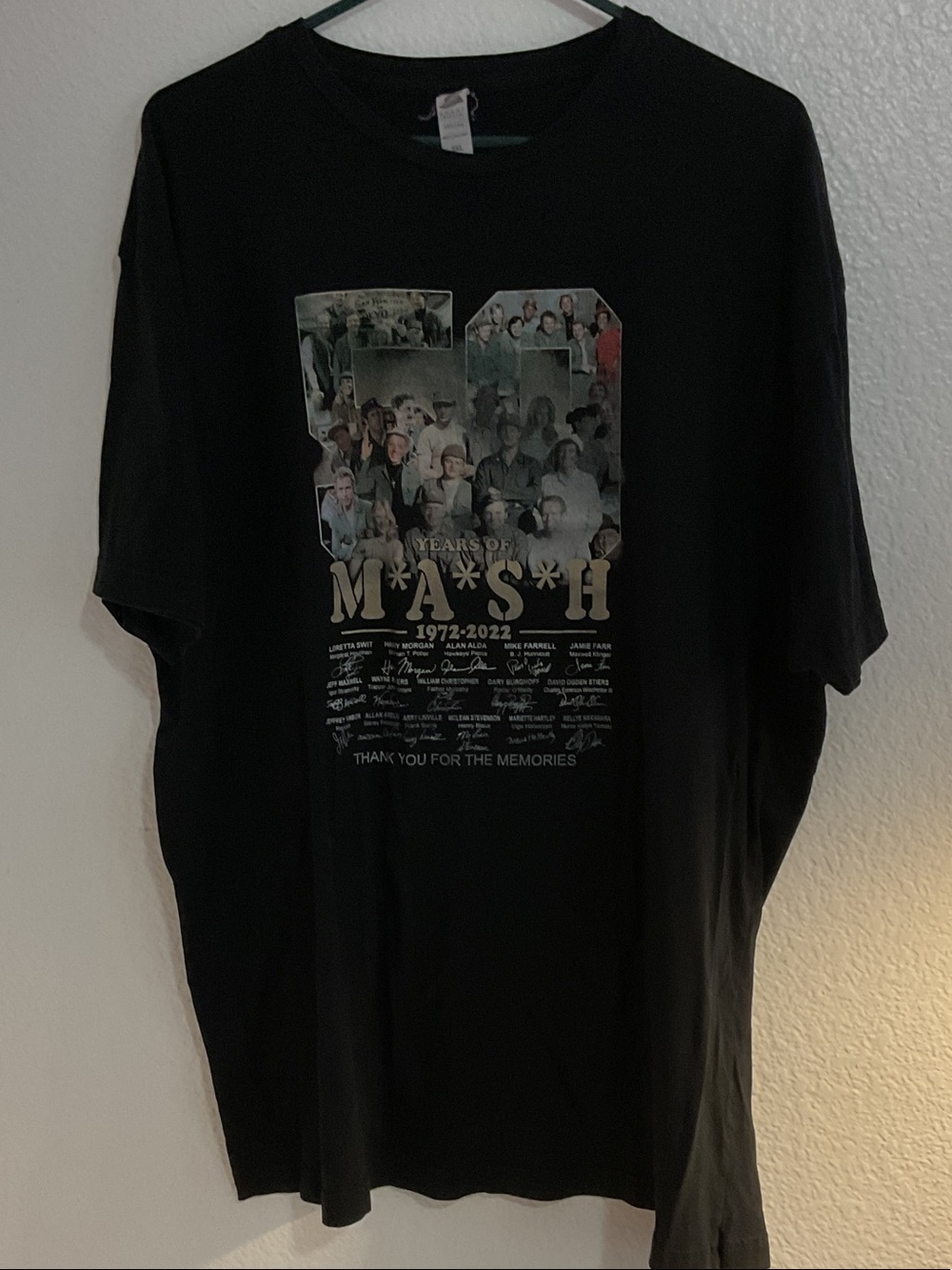 M*A*S*H 50th Anniversary Black Graphic Short Sleeve Tee